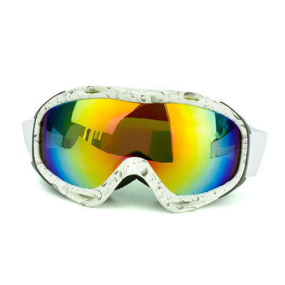China Ski Google PC Mirror Lens Double curved snow goggles full frame ski goggles Ski equipment goggles Outdoor double anti-fo supplier