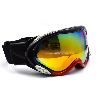 China Ski Google PC Mirror Lens snow goggles full frame ski goggles Ski equipment goggles Outdoor double anti-fo supplier