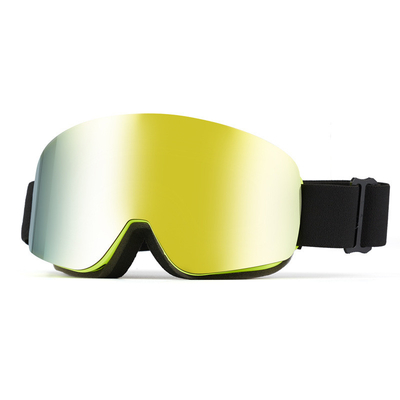 China Ski Google PC Mirror Lens Double curved snow goggles full frame ski goggles Ski equipment goggles Outdoor double anti-fo supplier