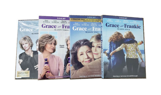 China Custom DVD Box Sets America Movie  The Complete Series Grace and Frankie Season 1-4 12DVD supplier