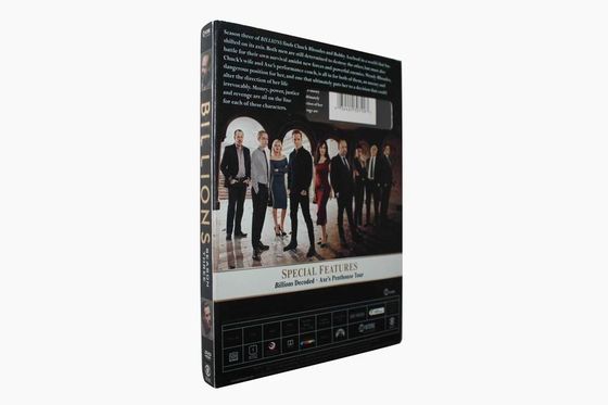 China Custom DVD Box Sets America Movie  The Complete Series Billions Season 3 supplier