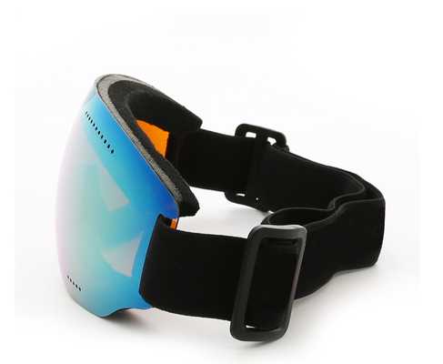 Ski Goggles with UV Protection & Anti-Fog Coating for Clear Vision PC Single Mirror Lens supplier