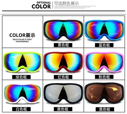 Ski Goggles with HD Anti-Fog Lens &amp; UV400 Protection for Snow Skiing, Snowboarding Single PC Mirror supplier