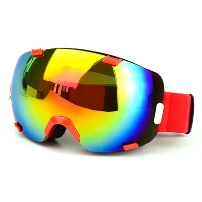 Ski Goggles with UV Protection &amp; Full Face Coverage Double PC Mirror Lens supplier