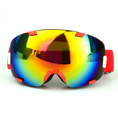 Ski Goggles with UV Protection & Full Face Coverage Double PC Mirror Lens supplier