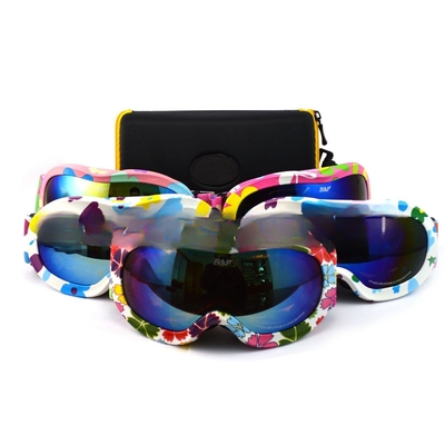 Ski Google For Kids PC Mirror Lens magnet rimless replacement Large cylindrical can block UV snow goggles supplier