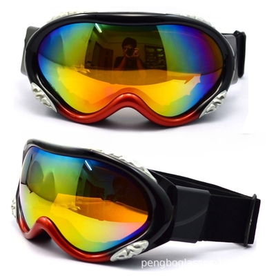 Ski Google PC Mirror Lens snow goggles full frame ski goggles Ski equipment goggles Outdoor double anti-fo supplier