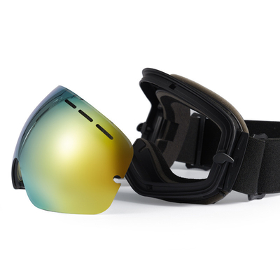 Ski Google PC Mirror Lens snow goggles full frame ski goggles Ski equipment goggles Outdoor double anti-fo supplier