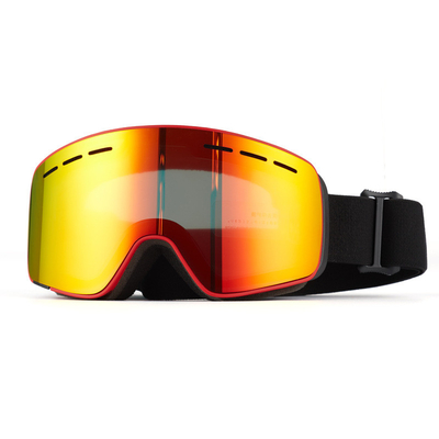 Ski Google PC Mirror Lens snow goggles full frame ski goggles Ski equipment goggles Outdoor double anti-fo supplier