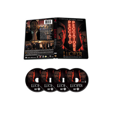 Custom DVD Box Sets America Movie  The Complete Series Lucifer Season 5 Five 4Disc supplier