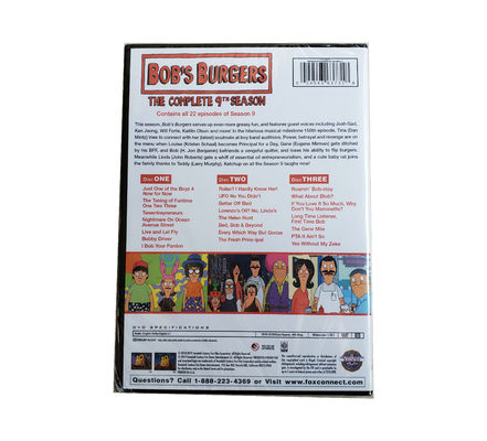 Custom DVD Box Sets America Movie  The Complete Series Bob's Burgers Season 9 3dvd supplier