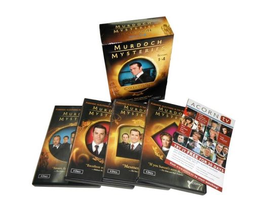 Custom DVD Box Sets America Movie  The Complete Series Murdoch Mysteries Season 1-4 16DVD supplier