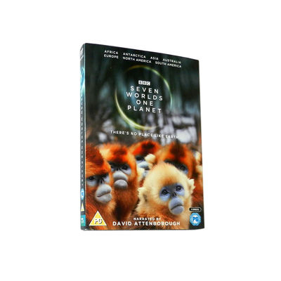Custom DVD Box Sets America Movie  The Complete Series Seven Worlds, One Planet supplier