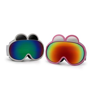 Ski Google For Kids PC Mirror Lens magnet rimless replacement Large cylindrical can block UV snow goggles